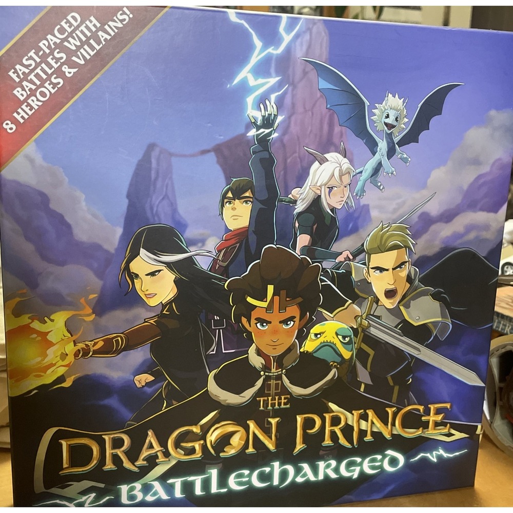 The Dragon Prince - Battlecharged Board Game Netflix Based Complete Heroes